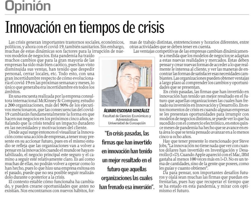 Innovación en tiempos de crisis