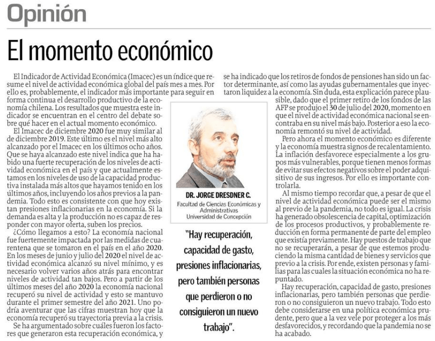 El momento económico