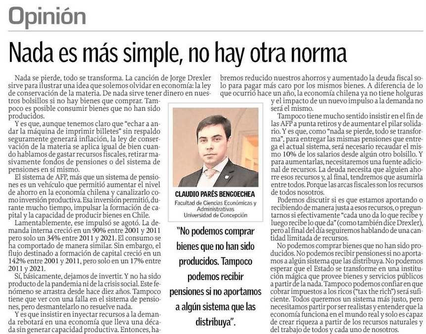 Nada es más simple, no hay otra norma