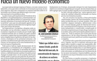 Hacia un nuevo modelo económico