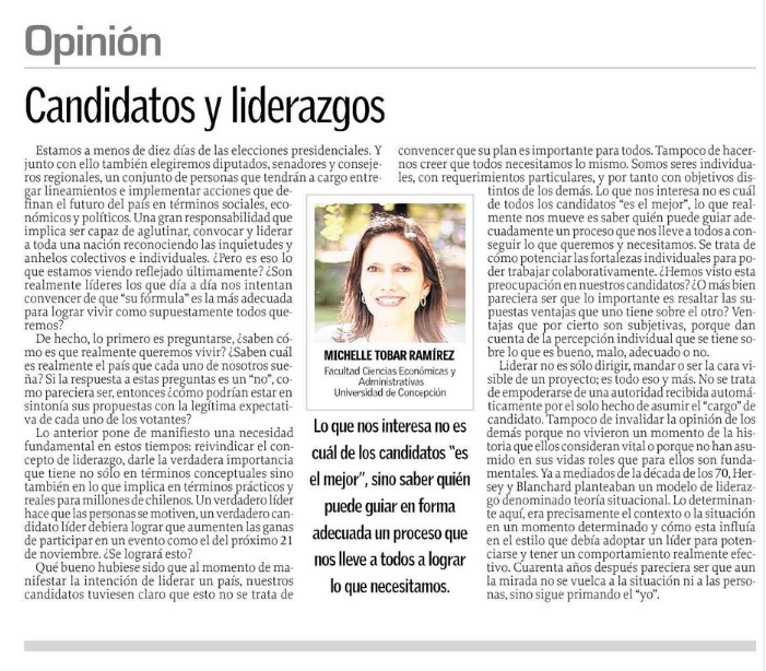 Candidatos y liderazgos