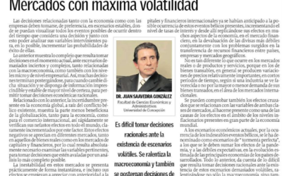 Mercados con máxima volatilidad