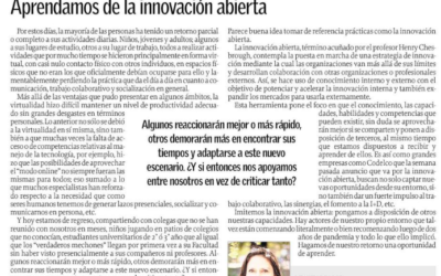 Aprendamos de la innovación abierta