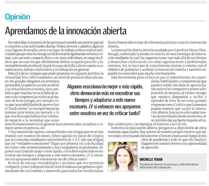 Aprendamos de la innovación abierta