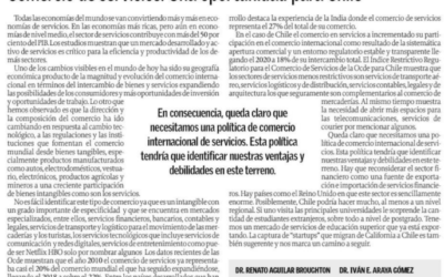 Comercio de servicios: Una oportunidad para Chile