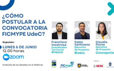 ¡Proyecto #FICmype UdeC abrió su convocatoria!