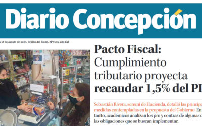 Entrevista a profesor Claudio Parés Bengoechea por pacto fiscal en Diario Concepción