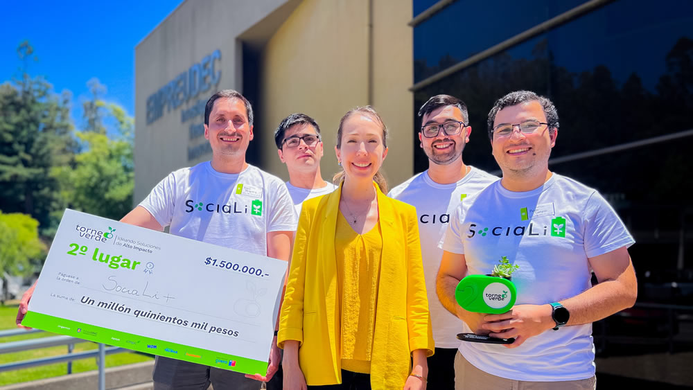 Proyecto SociaLi+ de tesistas del Magíster en Administración de Empresas (MBA UdeC) obtiene segundo lugar en Torneo Verde de IncubaUdeC