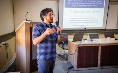 Seminario de Investigación del Departamento de Economía abordó toma de decisiones en la pesca estadounidense junto a Felipe Quezada