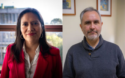 Michelle Tobar Ramírez y Francisco Sepúlveda Laurence, dos académicos con 25 años de servicio en la Universidad de Concepción