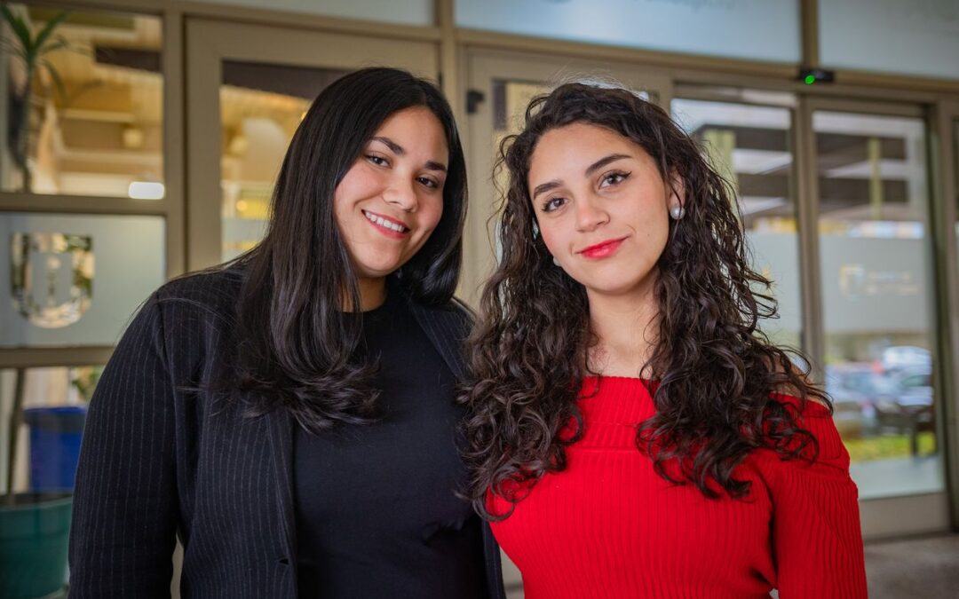 Michelle Hinojosa y Javiera Gómez del CAA Auditoría “agradecemos el apoyo a la gestión y esperamos que continúen participando”