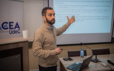 Seminario de Investigación del Departamento de Economía abordó el impacto de la diversidad organizacional junto a Daniel Habermacher