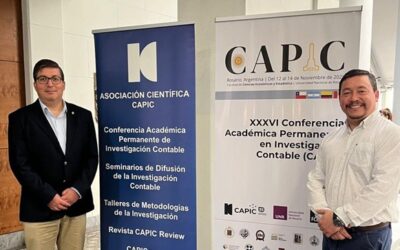 Profesores Juan Carlos Ruiz y Hugo Moraga participaron de la XXXVI Conferencia Académica Permanente en Investigación Contable (CAPIC)