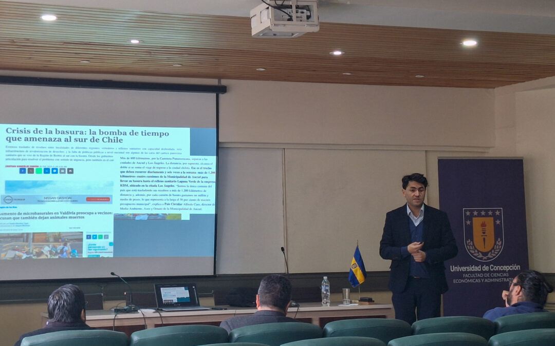 Investigador invitado analizó los factores que inciden en la separación de los desechos domiciliarios en el sur de Chile